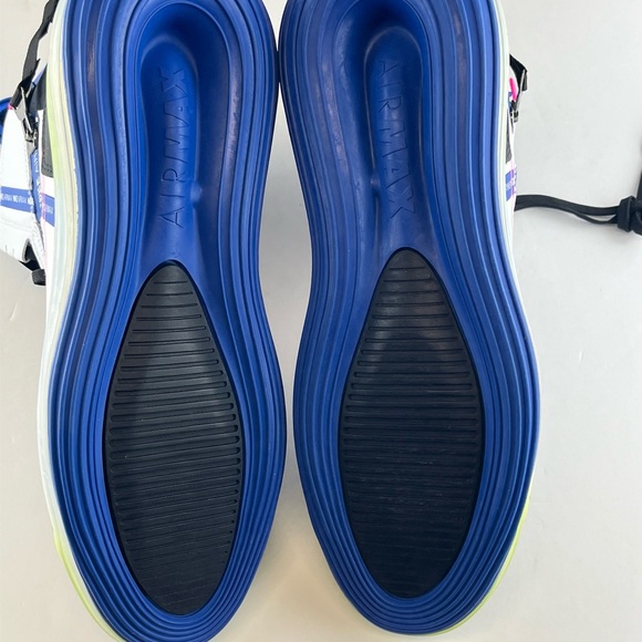 NIKE AIR MAX 720 SATURN WHITE BLACK PINK BLUE SNEAKER Men 8.5, Wmn 10 AO… - Picture 13 of 15